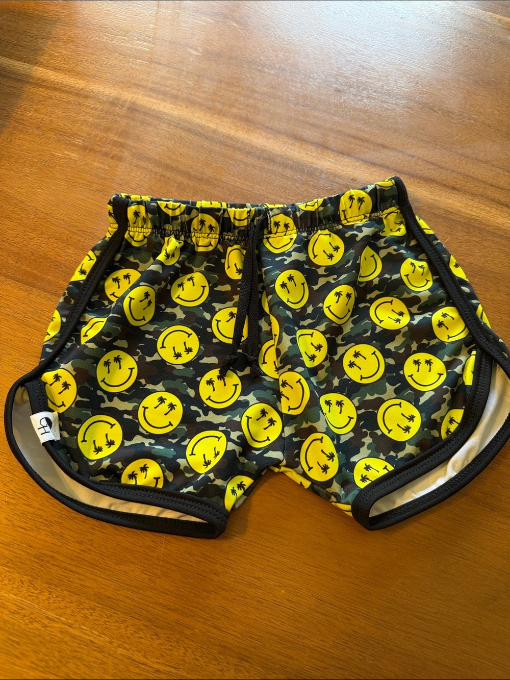 George Hats Camo Smiley Boys swim shorts 3t/4t